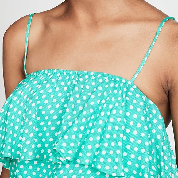 BB Dakota Women's sleeveless Dot Off The Press Printed Rayon Twill Dress size S - Picture 5 of 7